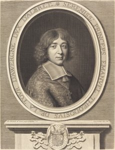 Kardinaal de Bouillon door Robert Nanteuil