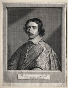 Kardinaal de Retz, 1650 door Robert Nanteuil