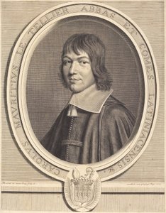 Charles-Maurice Le Tellier door Robert Nanteuil