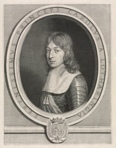 Karel V, hertog van Lotharingen, 1660 door Robert Nanteuil