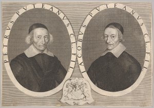 Dubbelportret van Pierre en Jacques Dupuy door Robert Nanteuil