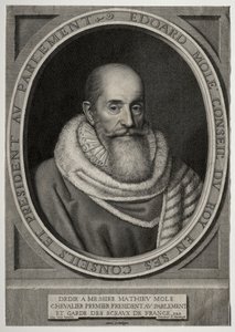 Edouard Molé door Robert Nanteuil