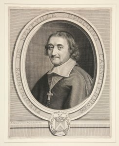 Ferdinand de Neufville, bisschop van Chartres (1608-1678) door Robert Nanteuil