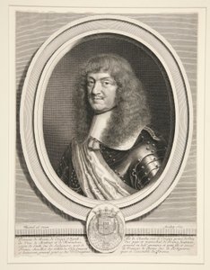 Francois de Bonne, Le Maarschalk de Créquy, hertog van Lesdiguières (1624-1687) door Robert Nanteuil