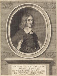 Georges de Scudery door Robert Nanteuil