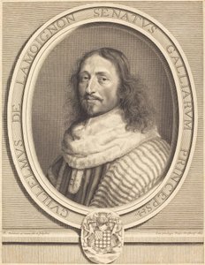 Guillaume de Lamoignon door Robert Nanteuil