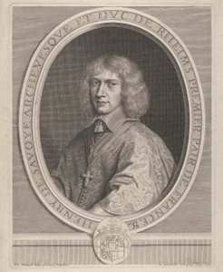 Henri II de Savoie, ca. 1651 door Robert Nanteuil