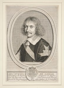 Hugues de Lionne, Markies van Berni (1611-1671) door Robert Nanteuil