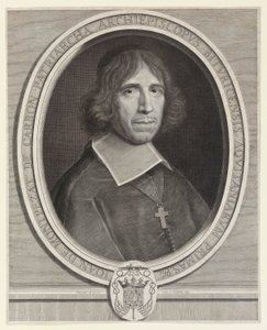 Jean de Montpezat de Carbon, Aartsbisschop van Bourges, daarna van Sens door Robert Nanteuil