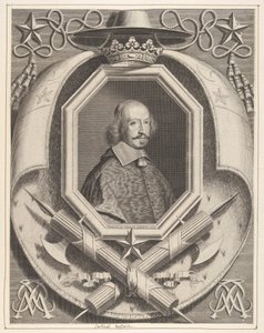 Le Cardinal Jules Mazarin, 1659 door Robert Nanteuil