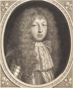Louis, Dauphin van Frankrijk door Robert Nanteuil