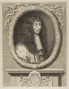 Louis II de Bourbon, prins van Condé door Robert Nanteuil
