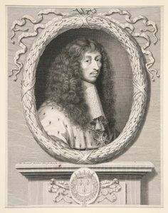 Louis de Bourbon, IIe du nom, Prince de Condé, surnommé Monsieur le Prince (Louis II de Bourbon, Prins van Condé, bijgenaamd Meneer de Prins) (1621-1686) door Robert Nanteuil