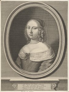 Mevrouw de Gillier (Marie Jolly) door Robert Nanteuil