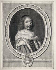 Pompone II de Bellièvre door Robert Nanteuil