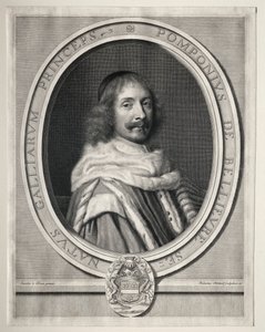 Pompone II de Bellièvre door Robert Nanteuil