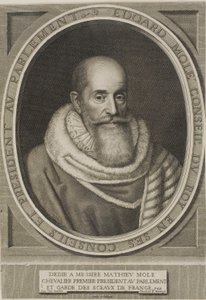 Portret van Edouard Molé door Robert Nanteuil