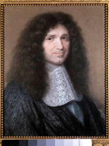 Portret van Jean-Baptiste Colbert, intendant van financiën van Lodewijk XIV door Robert Nanteuil
