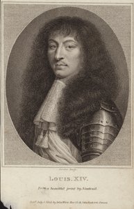 Portret van koning Lodewijk XIV van Frankrijk