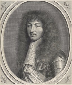 Portret van Lodewijk XIV door Robert Nanteuil
