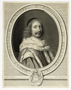 Portret van Pompone de Bellièvre door Robert Nanteuil