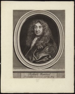 Zelfportret van de Franse graveur Robert Nanteuil door Robert Nanteuil