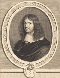 Jean-Baptiste Colbert door Robert Nanteuil after Philippe de Champaigne