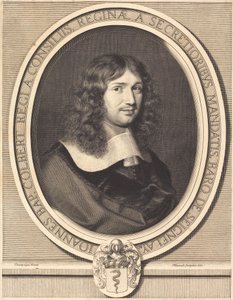 Jean-Baptiste Colbert door Robert Nanteuil after Philippe de Champaigne