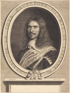 Marechal de Turenne door Robert Nanteuil after Philippe de Champaigne