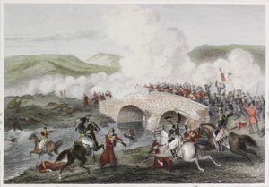 Slag bij de Tchernaya door Robert Neal after Hind