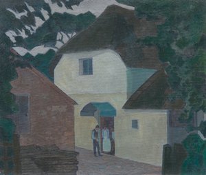 De bezoeker bij de molen door Robert Polhill Bevan