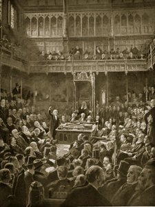 Gladstone introduceert de Home-Rule Bill, februari 1893