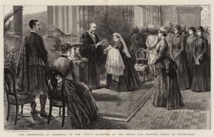 De Doop in Balmoral van de Jonge Dochter van de Prins en Prinses Henry van Battenberg