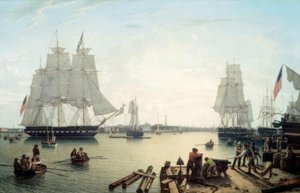 Haven van Boston door Robert Salmon