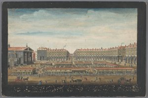 Gezicht op Covent Garden Market te Londen door Robert Sayer