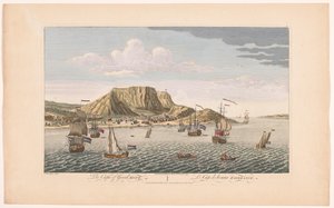 Gezicht op Kaap de Goede Hoop te Zuid-Afrika