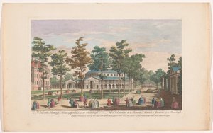 Gezicht op de Rotunda in Ranelagh Gardens te Londen