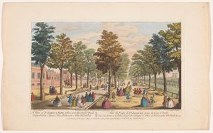 Gezicht op de lanen in het Saint James