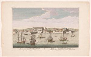 Gezicht op de stad Bombay door Robert Sayer