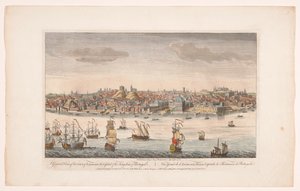 Gezicht op de stad Lissabon