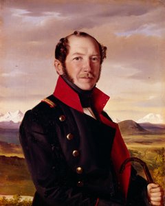 Nikolai Lorer in de Kaukasus, 1838 door Robert Schwede