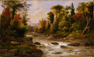 Op de St. Annes, Oost-Canada, 1863, 1865 door Robert Seldon Duncanson