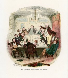Illustratie voor de Pickwick Papers