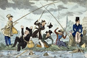 Waltonising of Groenland visser, c.1830 door Robert Seymour