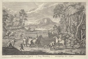 Het opjagen van het hert door Robert Sheppard