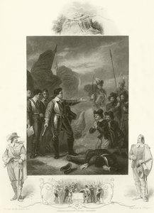Cromwell onderdrukt de muiterij in het leger door Robert Smirke