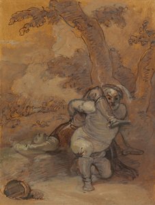 Falstaff die het Lichaam van Hotspur Sleurt