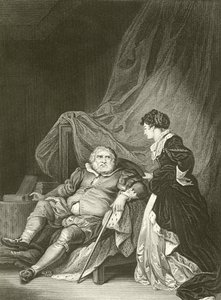 Hendrik VIII en Catherine Parr door Robert Smirke
