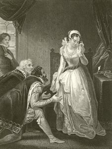 Lady Jane Grey wijst de kroon af door Robert Smirke