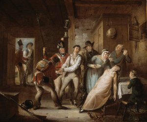 De deserteur gearresteerd door Robert Smirke